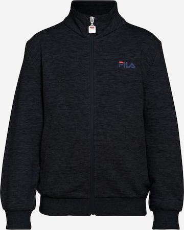 FILA Bluza rozpinana 'BREDDIN' w kolorze czarny: przód