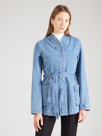 REMAIN Tussenjas in Blauw: voorkant