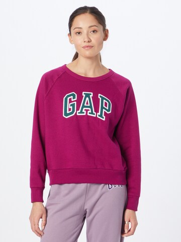 GAP Bluzka sportowa w kolorze fioletowy: przód