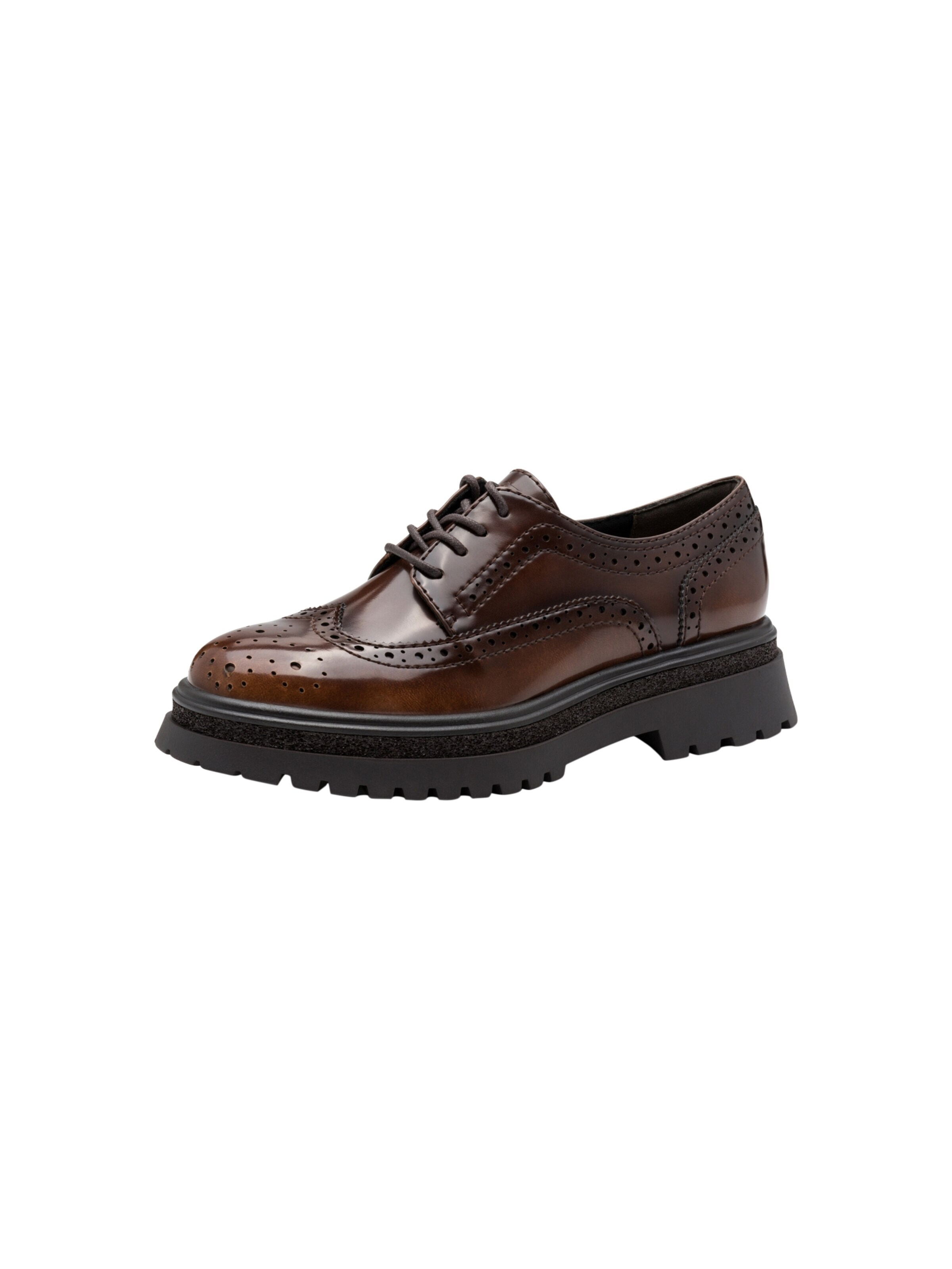 Chaussure à lacets 'Schnür-Derby' Tamaris en marron