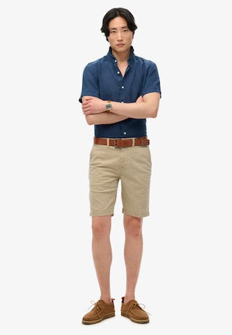 Superdry Regular fit Overhemd in Blauw