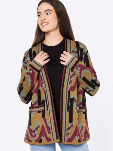 Cardigan 'SOPHIE' DELICATELOVE en mélange de couleurs : devant