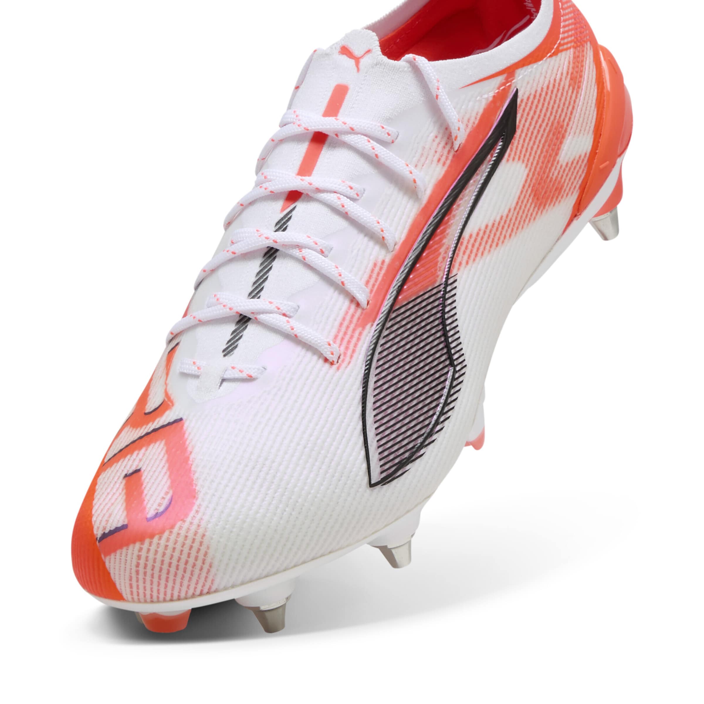Chaussure de foot 'Ultra 5 Ultimate' PUMA en blanc