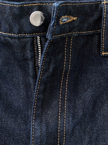 MANGO Široke hlačnice Kavbojke 'AYLIN' | modra barva