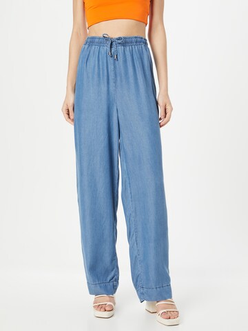 ABOUT YOU Loose fit Trousers 'Jocelyn' in Blue: front