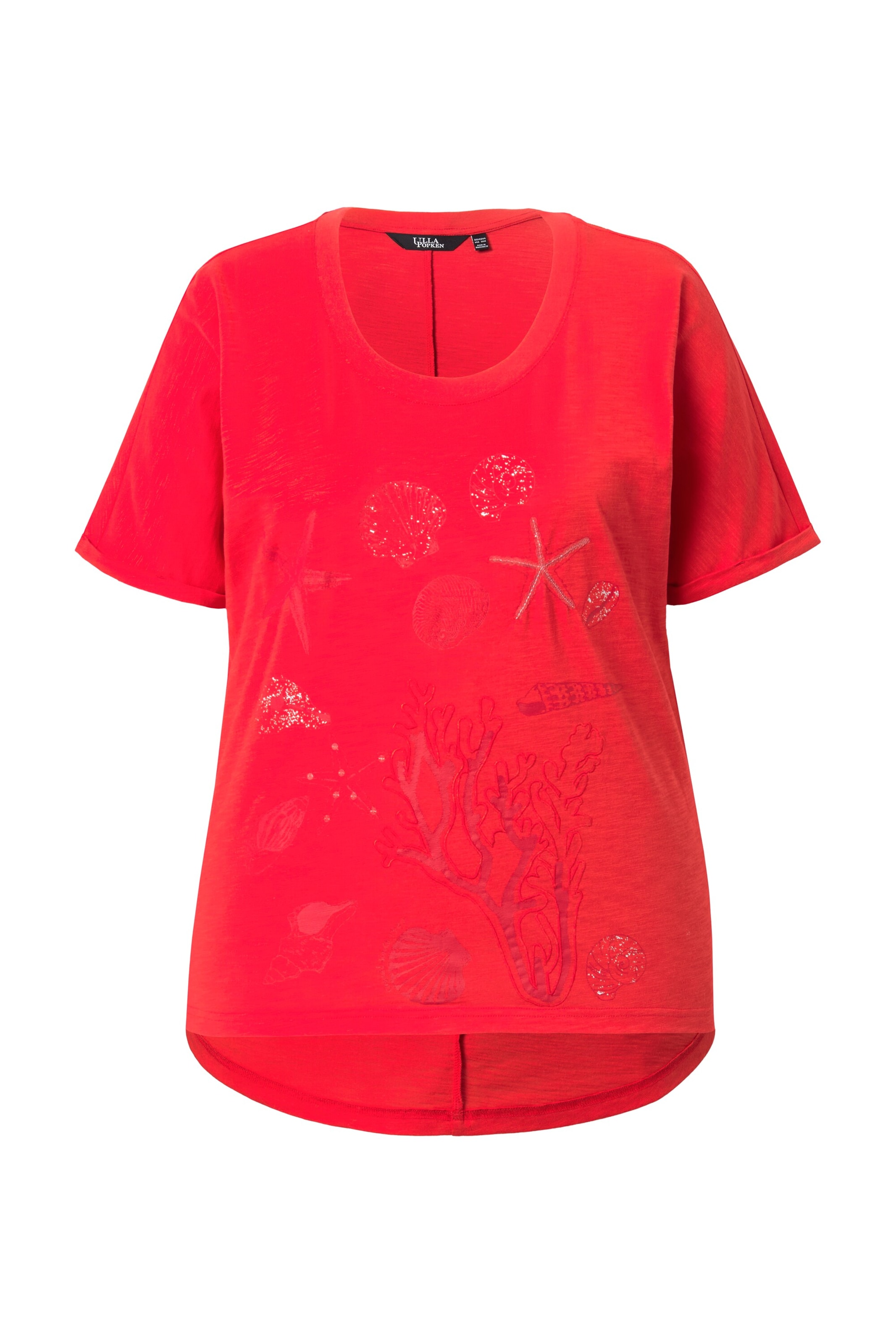 Ulla Popken Shirt in Red: front