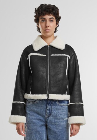 Urban Classics Between-season jacket in Black: front