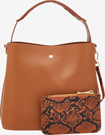 Usha Handbag in Orange: front