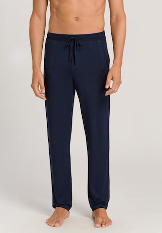 Regular Pantalon de pyjama 'Casuals' Hanro en bleu : devant