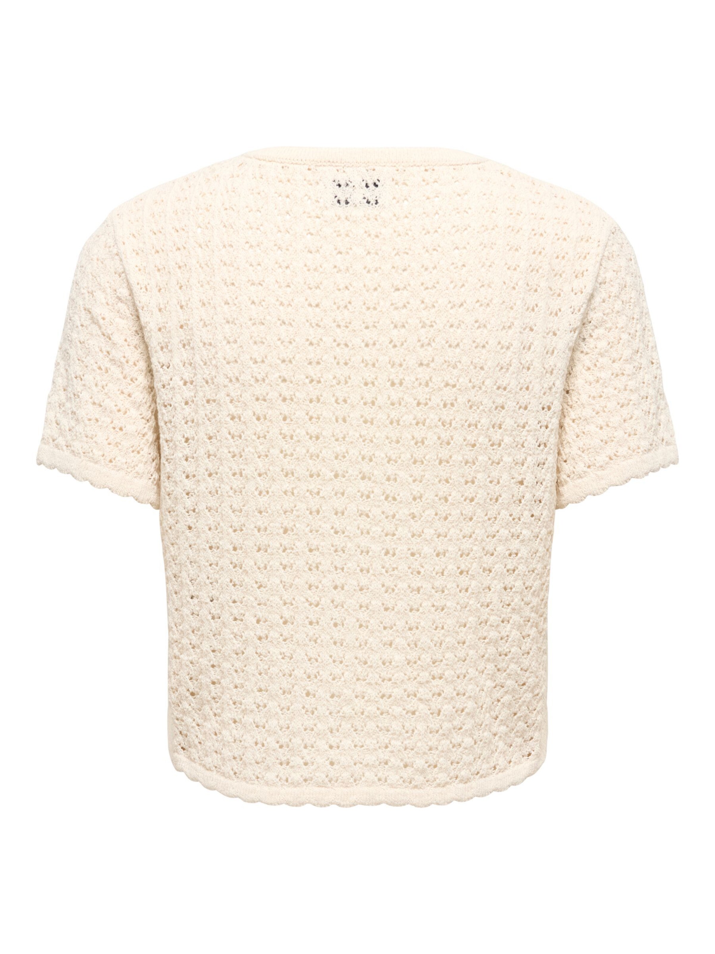 JDY Gebreid vest 'JDYChristine' in Beige