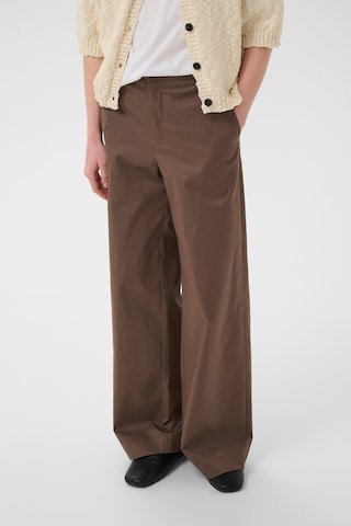 InWear - Regular Calças em castanho