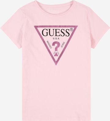 GUESS T-Shirt in Pink: Vorderseite