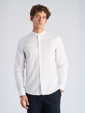 Regular fit Camicia di Lindbergh in bianco