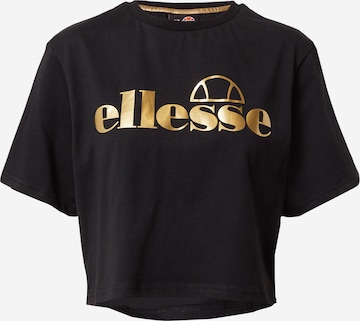 ELLESSE Shirt 'Presepe' in Black: front
