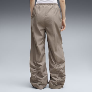 PUMA Loose fit Workout Pants 'Wardrobe Essentials' in Beige