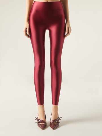 CALZEDONIA Skinny Leggings in Rot: Vorderseite