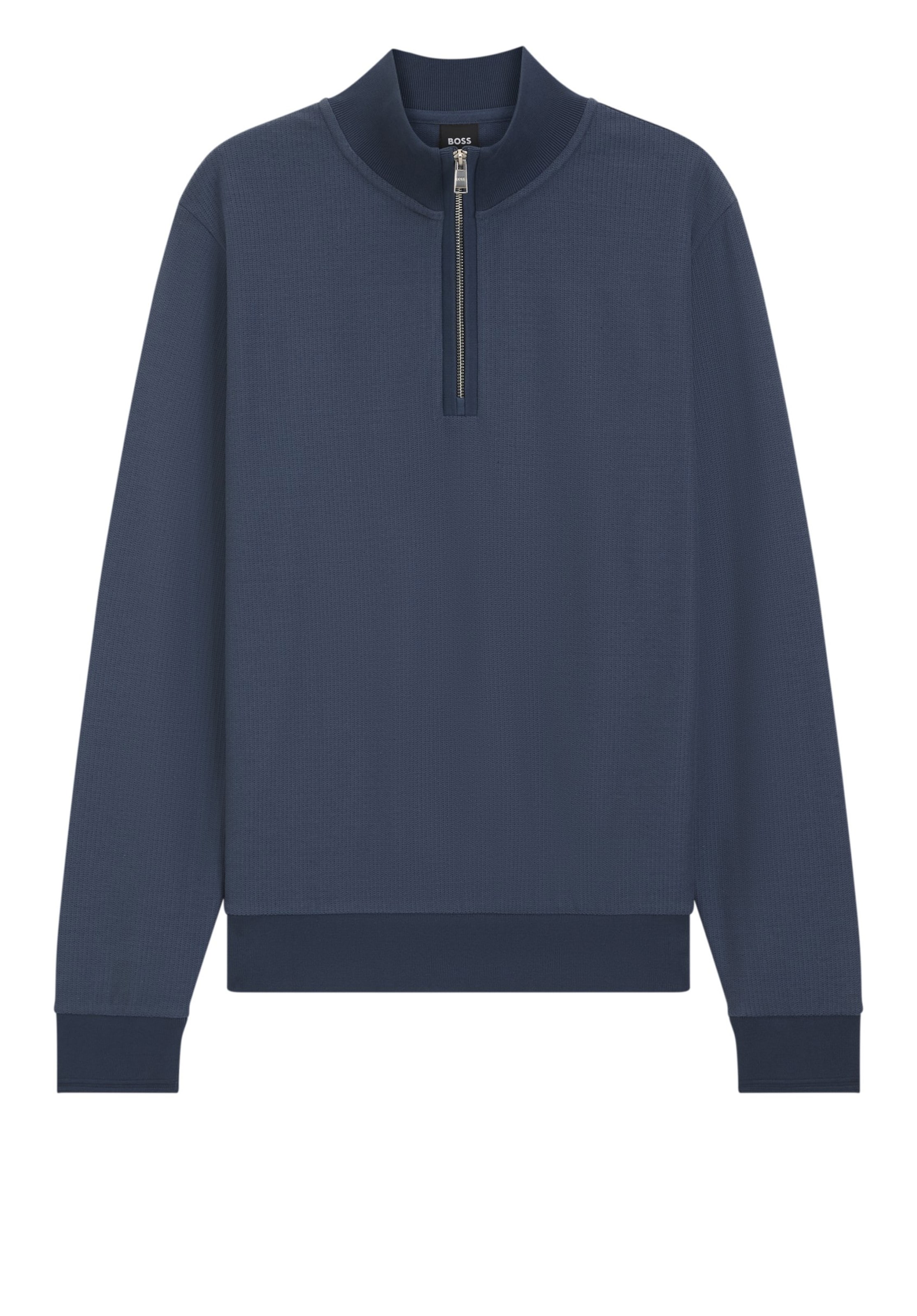 BOSS Sweatshirt ' H-Sidney ' in Blue: front