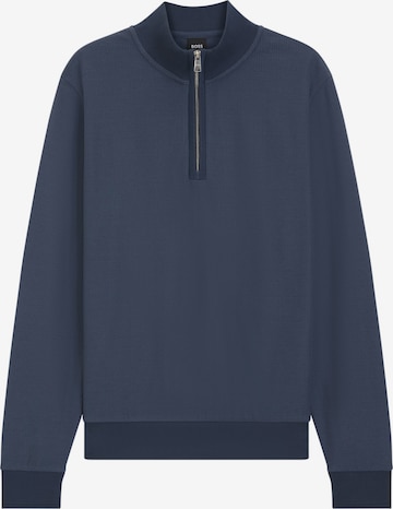 BOSS Sweatshirt ' H-Sidney ' in Blue: front