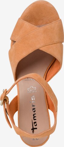 TAMARIS Strap sandal in Orange