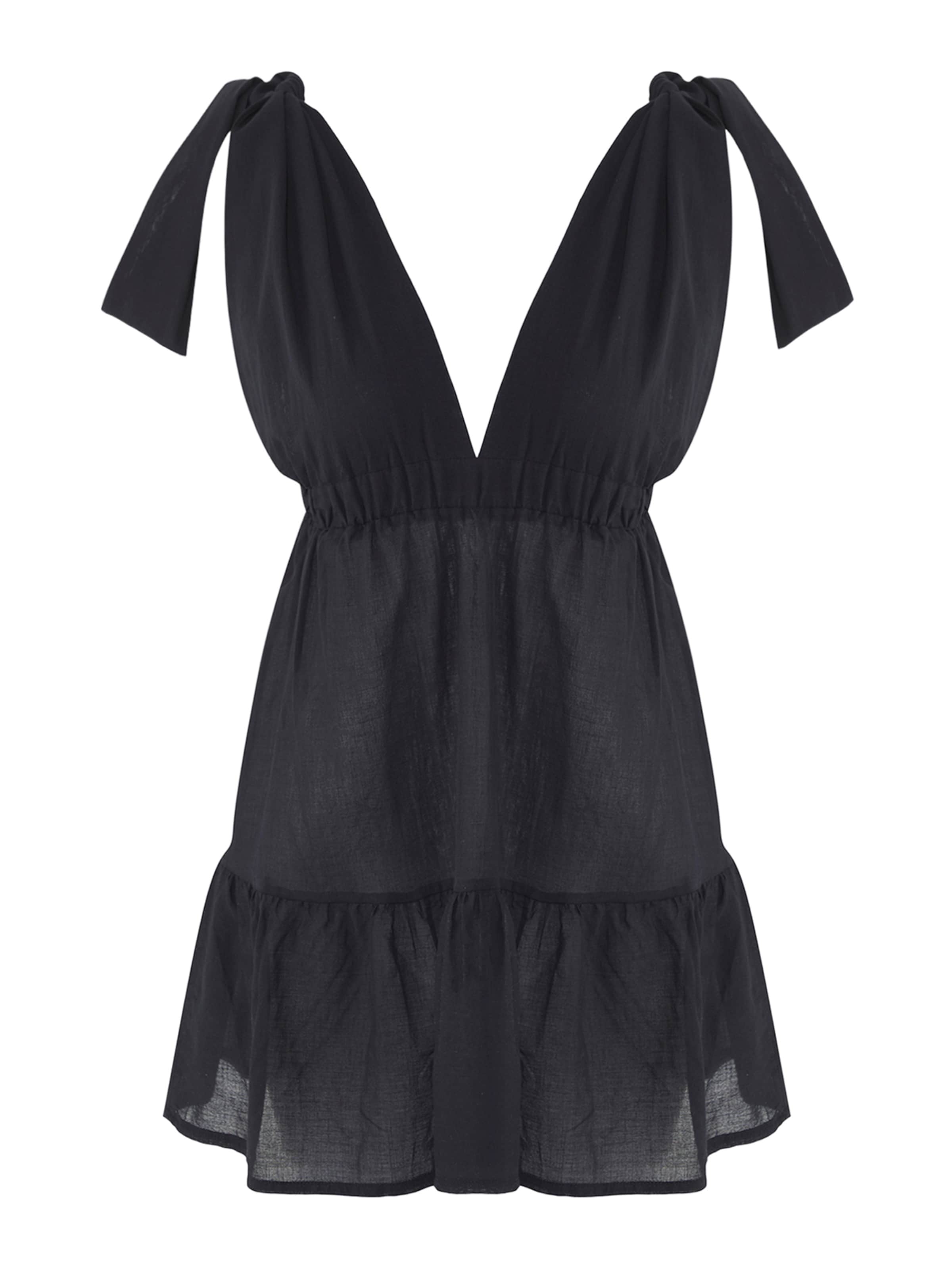 Trendyol Summer dress in Black: front