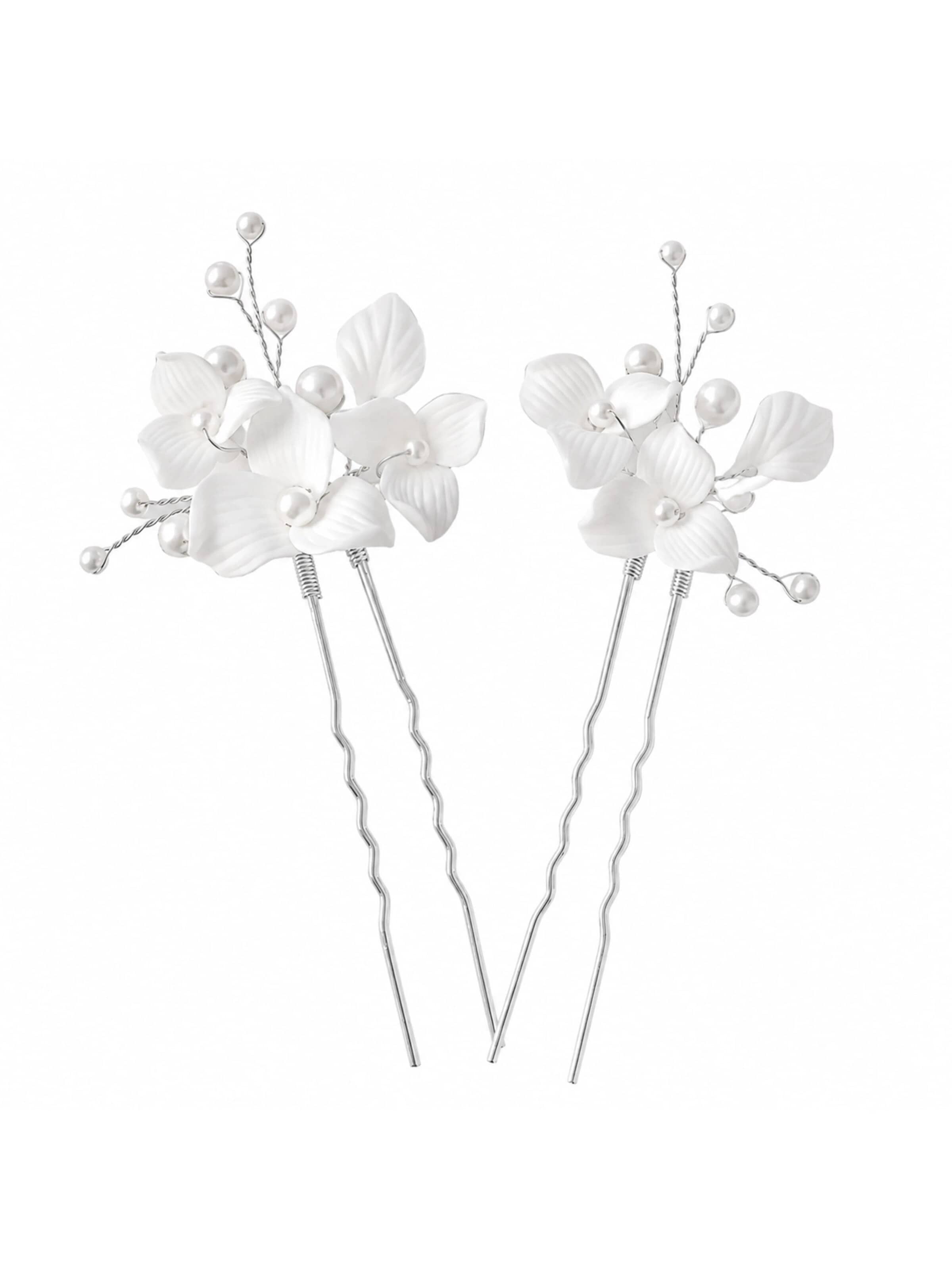 ANNIS WIESBADEN EST. 2021 Hair Jewelry in Silver: front