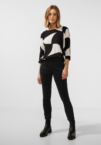 STREET ONE Skinny Nadrág 'Hope' - fekete