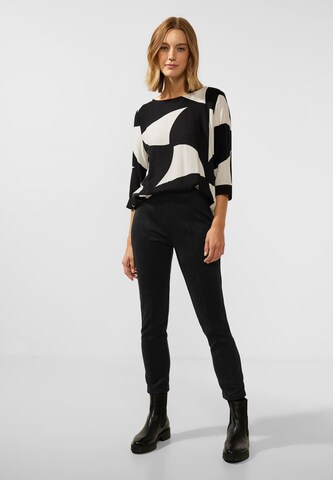 STREET ONE Skinny Broek 'Hope' in Zwart