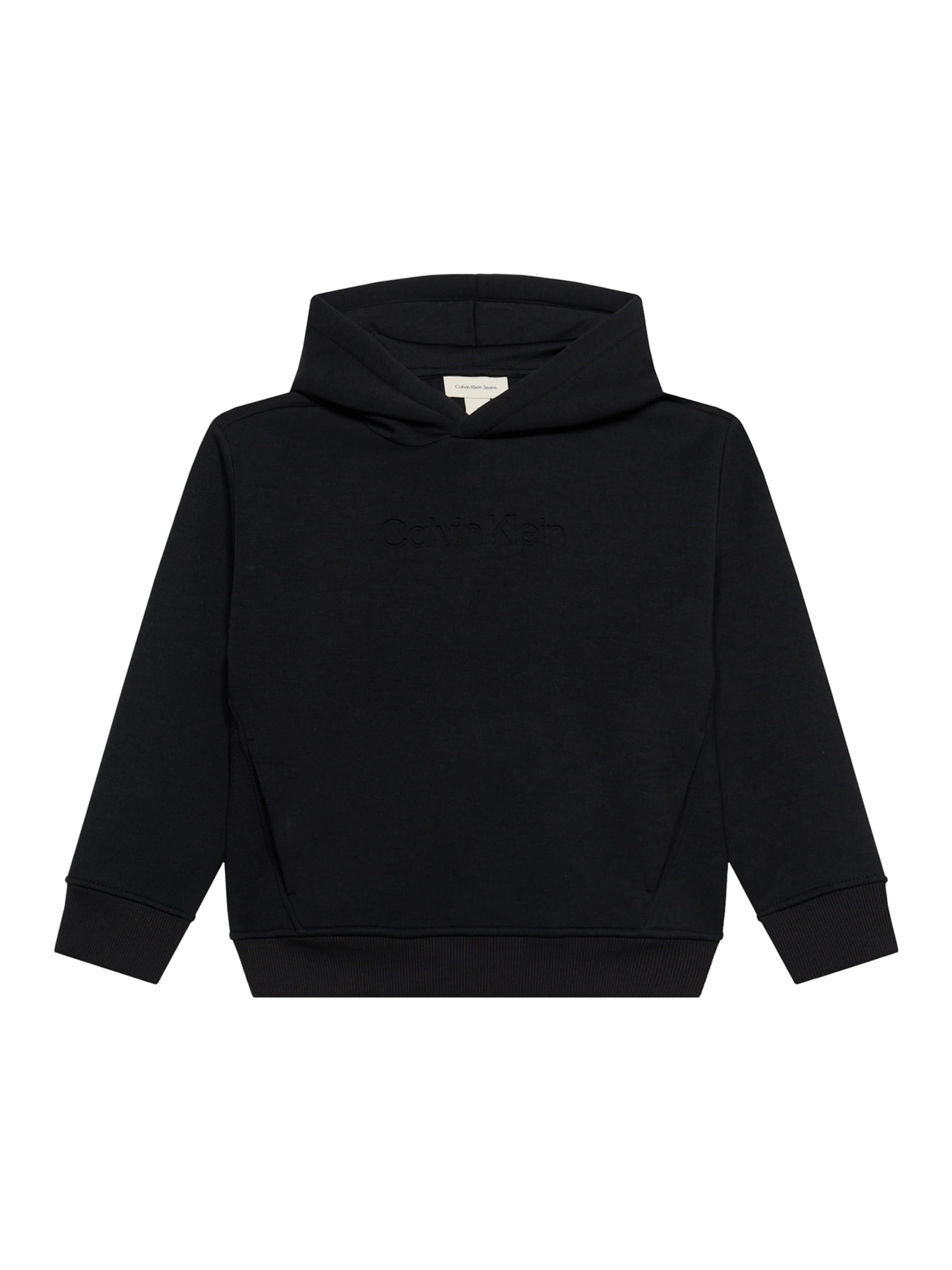 Felpa di Calvin Klein Jeans in nero: frontale