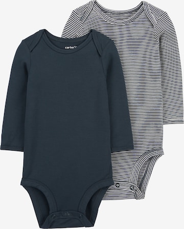 Carter's - Pijama entero/body en azul: frente