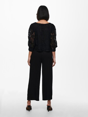 ONLY Wide leg Trousers 'Caly' in Black