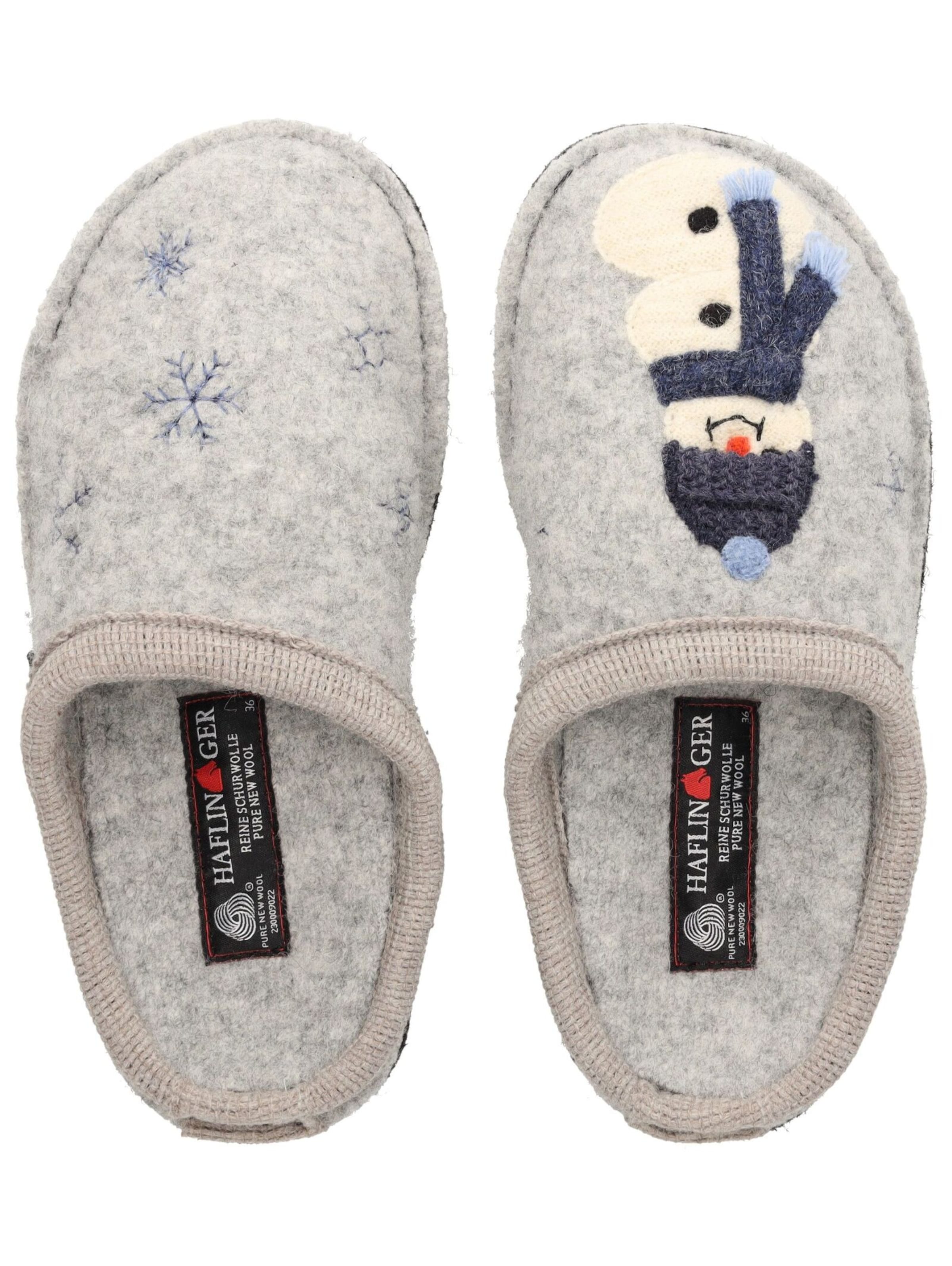 HAFLINGER Slipper in Grey