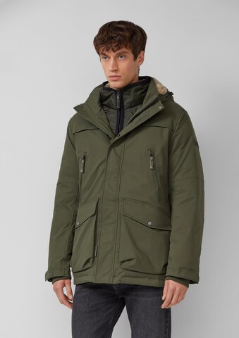 s.Oliver Winter Jacket in Green: front