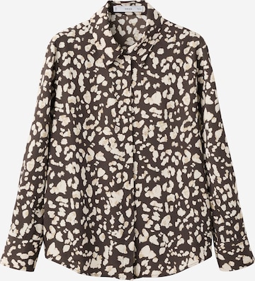 Camicia da donna di MANGO in marrone: frontale