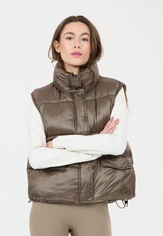 Athlecia Sportbodywarmer 'Prinsloo' in Grijs: voorkant