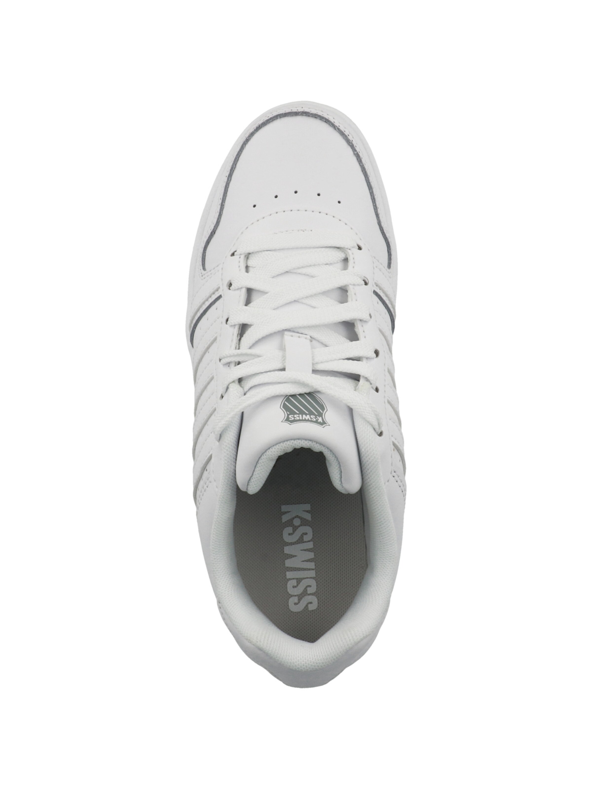 Sneaker bassa 'Court Palisades' di K-SWISS in bianco