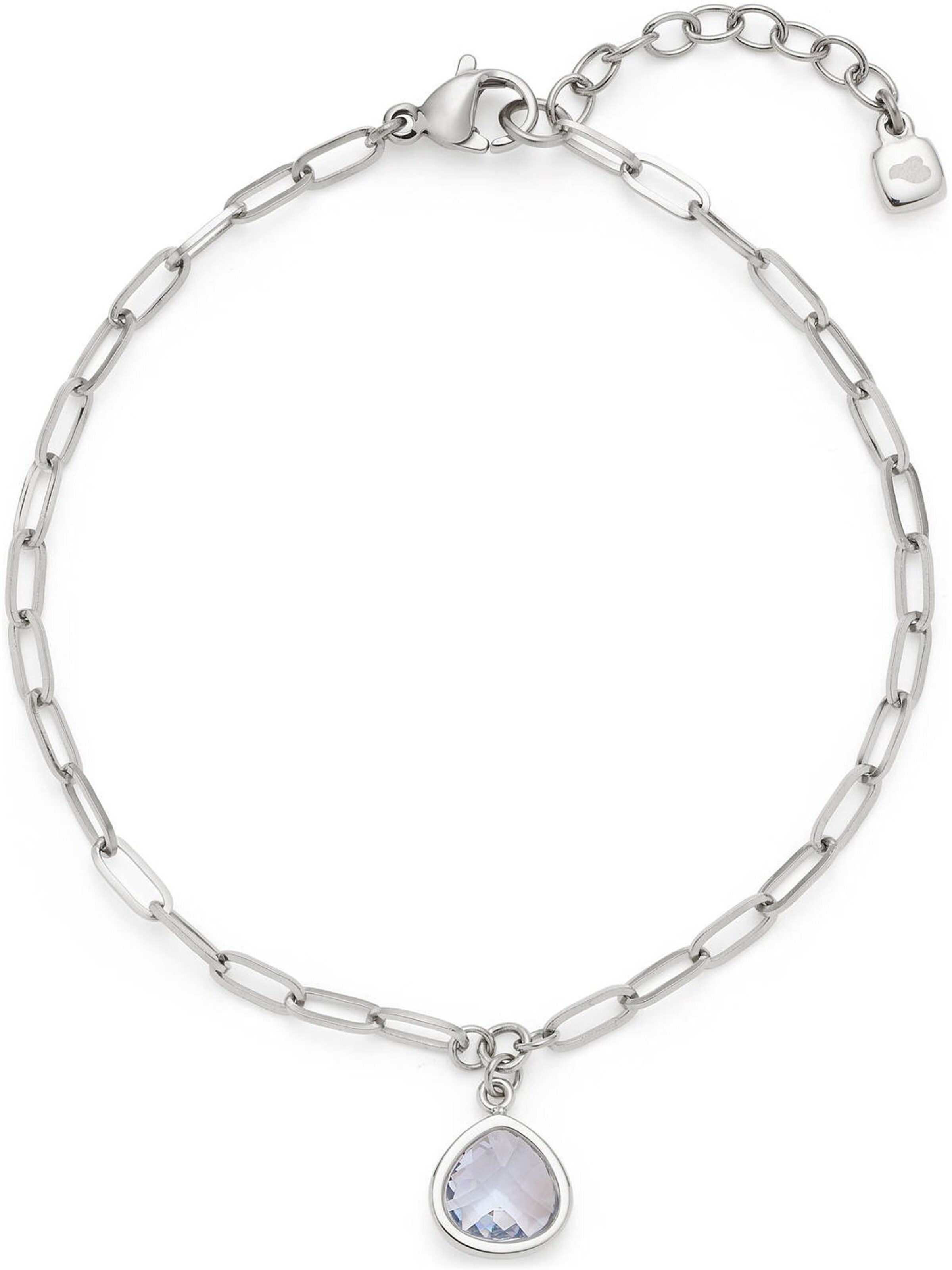 LEONARDO Bracelet in Silver: front