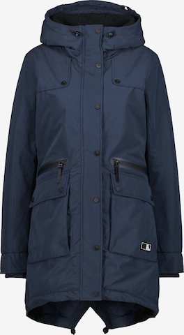 Alife and Kickin Winter parka 'CharlotteAK' in Blue: front