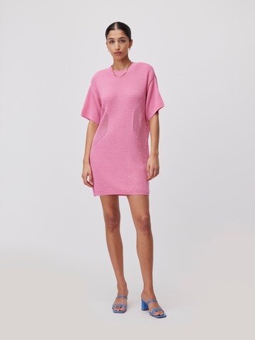 LeGer by Lena Gercke Πλεκτό φόρεμα 'Thore' σε ροζ
