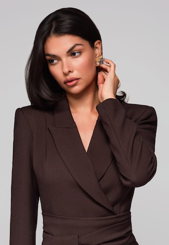 Ombre Avondjurk in Bruin