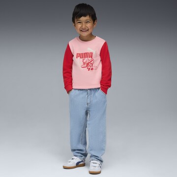 PUMA Sweatshirt 'Little Runners' in Pink