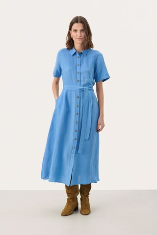Part Two Blousejurk 'Eflin' in Blauw: voorkant
