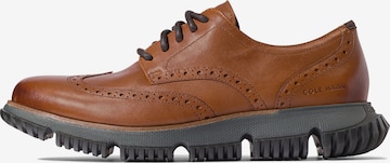 Chaussure de sport à lacets '4.ZEROGRAND WINGTIP' Cole Haan en marron : devant