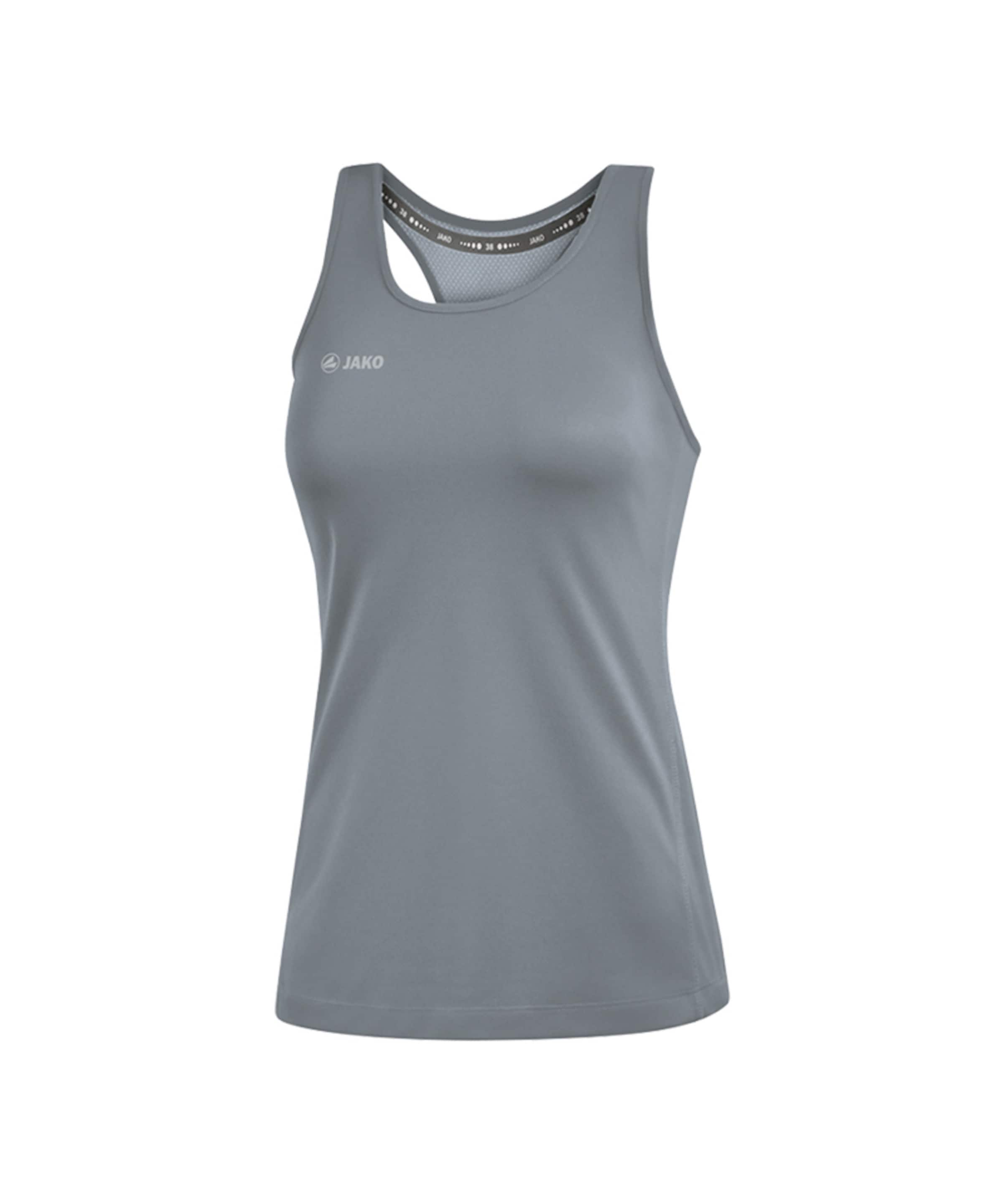 JAKO Sporttop in Grau: Vorderseite