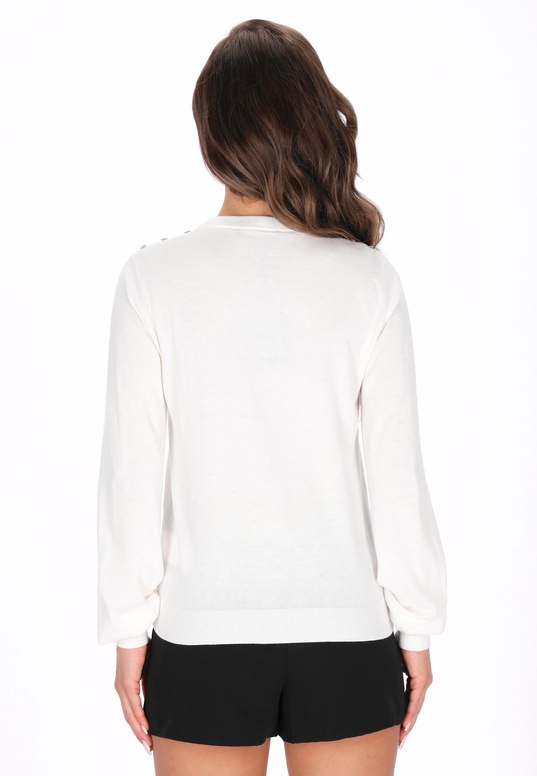 faina Sweater in White