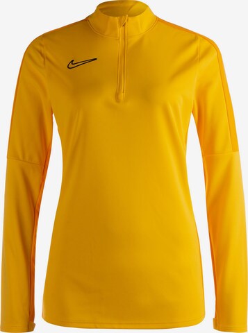 T-shirt fonctionnel 'Academy 23' NIKE en jaune : devant