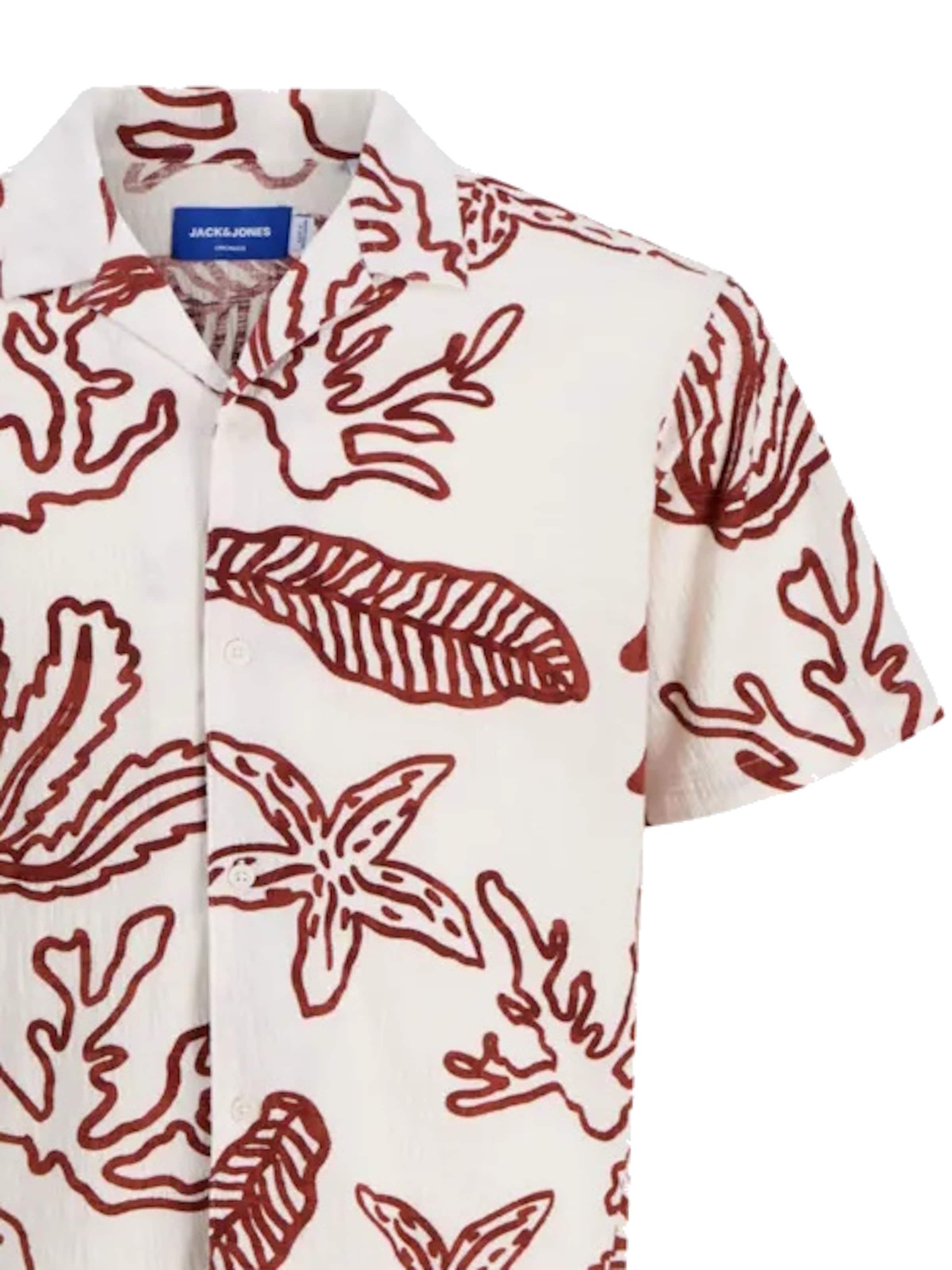 Fit confort Chemise 'Luke' Jack & Jones Junior en blanc