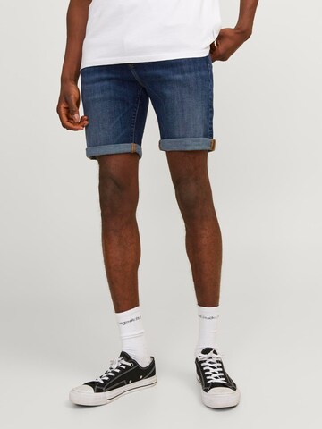 JACK & JONES Szabványos Farmer 'RICK FOX' - kék: elől