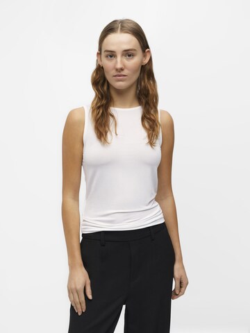 OBJECT - Top 'Leena' em branco: frente