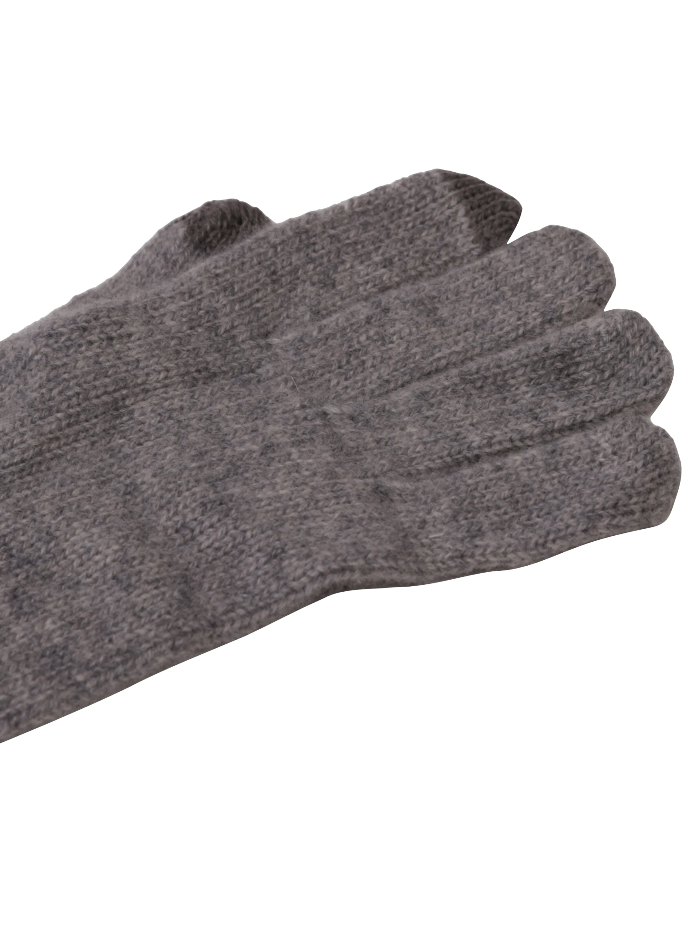 CASH-MERE.CH Vingerhandschoenen in Grijs