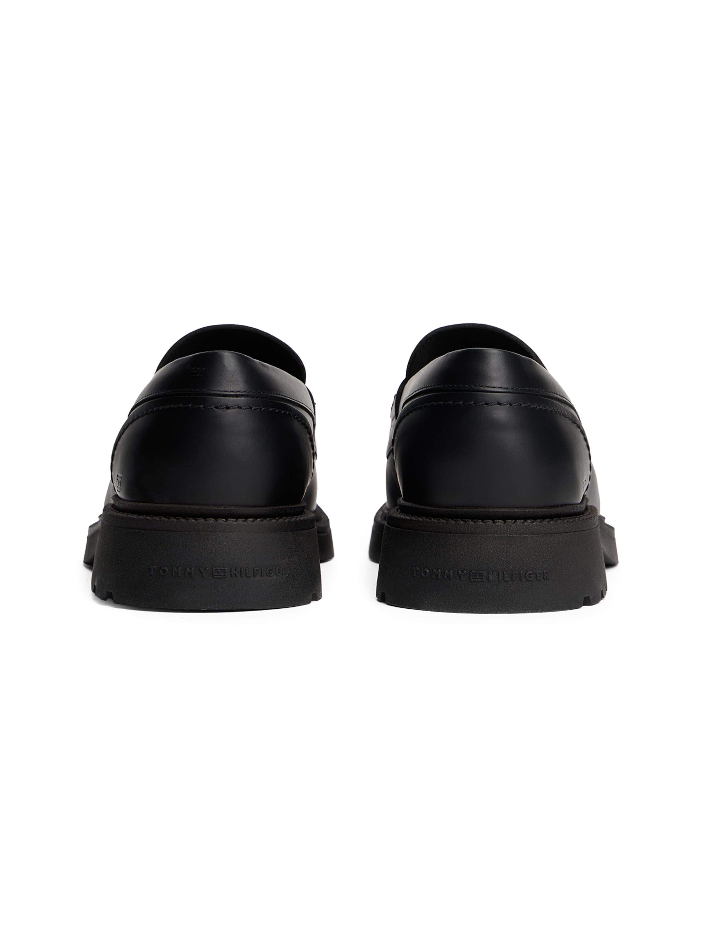 TOMMY HILFIGER Slip-ons in Black